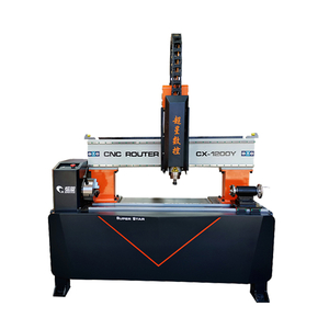 Superstar CNC CX-1200Y Kleine Holzbearbeitungs-Zylinderschnitzmaschine