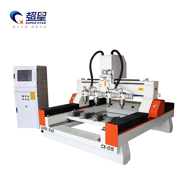 Superstar CNC CX - Czterogłowicowa grawerka cylindryczna