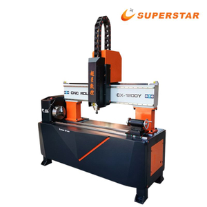 Superstar CX-1200Y шағын ағаш цилиндрлік CNC гравировка машинасы