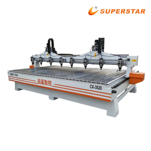 Superstar CX-3520 Eight Head Classical Furniture Relief ເຄື່ອງແກະສະຫລັກ
