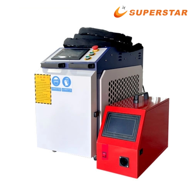 เครื่องเชื่อมเลเซอร์ไฟเบอร์มือถือ Superstar 1500W