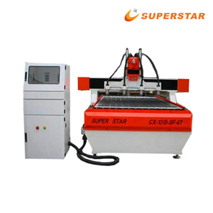 Superstar CX-1315 ເຄື່ອງແກະສະຫຼັກໄມ້ສີ່ຫົວ