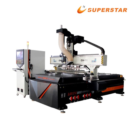 Superstar 1325 ATC CNC փայտամշակման կտրիչ մեքենա
