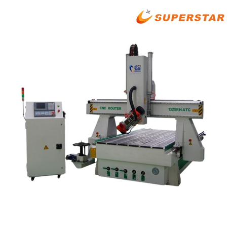 Superstar CX-3D 4 AXIS CNC 90 Degree Rotary Engraving Machine
