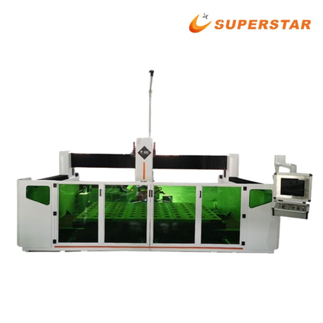 M&aacute;quina de corte de ponte de 5 eixos Superstar CNC CX-3020